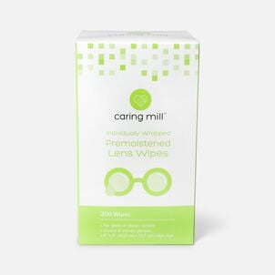 Caring Mill&trade; Premoistened Lens Wipes, 200 ct.