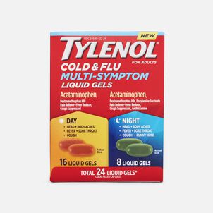 Tylenol Cold & Flu Multi-Symptom Day & Night Liquid Gels, 24 ct.