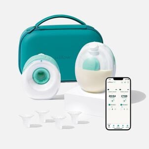 Willow Go&reg; Wearable Breast Pump with Case, Sizing Inserts, and Milk Containers
