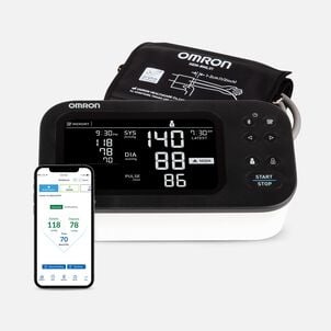 Omron 10-Series Upper Arm Blood Pressure Monitor, Connected, with AC Adapter